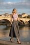 Kot Kiloş Skirt Is Made from Denim Fabric and Smoked Jeans Fabric, Produced in a Limited Quantity. - 2
