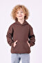Kangaroo Pocket Hooded Winter 3 Thread Sha Fleece-Lined Weatshir