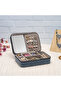 Formx Jewelry Organizer Box Jewellery Accessories Case Ring Earring Organizer Slate Grey - 3
