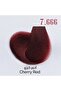 Hair Color Cream #7.666 Cherry Red — Permanent Dye with Avena Protein, 100ml - 2