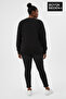 Women's Plus Size Sail Print Crew Neck Slim Sweatshirt Spr26Bswk956-11 - 3