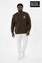 Men's Large Size Sailing Printed Crew Neck Slim Sweatshirt Spr26Bsw956-11