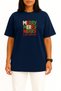 Oversized Merry Merry Merry Christmas New Year's Eve New Year Chest Printed Unisex T-Shirt - 2