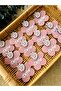 Flower Model Rabbit Figured Plexiglass Magnet - Set of 10 |   7 cm |   Newborn & Birthday - 4