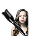 Rose-Shaped Automatic Hair Curler Wand, Ceramic Curling Iron - Black - 2