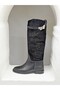 26K7980 Genuine Leather Solely with Leather Buckle Detail Women's Boots - 4