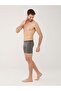Men's 3 Pieces Cotton Fabric Lycra Long Leg Boxers - 6