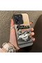 Xiaomi Mi 13T/Mi 13t Pro Compatible Silicone Edge Hard Back Anti-Fall Sports Car Pattern Case