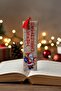 - Sibel 2453 5280 Handmade Cross-Stitch Embroidered Santa Claus Themed Bookmark