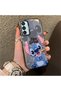 Samsung Galaxy M15 Compatible Silicone Edge Hard Back Anti-Fall Stitch Patterned Case - 4