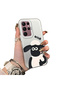 Samsung Galaxy S22 Ultra Compatible Silicone Edge Hard Back Anti-Fall Lamb Pattern Case - 3