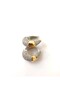 Gold Detail Zircon Stone Drop Model Earrings