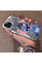 iPhone 15 Pro Max Compatible Silicone Edge Hard Back Anti-Fall Stitch Pattern Case - 3