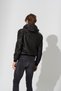 Hooded Zippered Knitwear Genuine Leather - 2