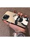 iPhone 15 Plus/14 Plus Compatible Silicone Edge Hard Back Anti-Fall Lamb Pattern Case - 2