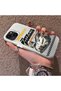 iPhone 15 Plus/14 Plus Compatible Silicone Edge Hard Back Anti-Fall Sports Car Pattern Case - 3