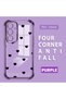 Samsung Galaxy S24 Fe Compatible Four Corner Thickened Anti Fall Transparent Silicone Coating Case