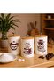 Coffee Tea Sugar Canister Set – Metal Kitchen Storage Containers with Wooden Lids and Metal Knobs - 3