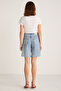 Serene Women's Short Sleeve Printed Crop White T-Shirt - 6