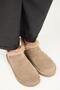 Cora Women's Genuine Leather Mini Mink Boots with Fur Detail - 3