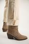 Liray Women's Genuine Leather Cowboy Mink Boots - 6