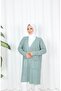 Corded Fabric Knitwear Pocket Cardigan - 3