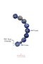 Certified Lapis Lazuli Stone Libra Zodiac Sign Men's Natural Stone Bracelet - 3
