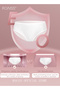 5 Pack Set Women's Disposable Briefs Pregnant Confinement Postpartum Sterile High Stretch Panties Mi - 5