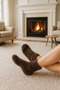 3 Pairs of Women's Plush Home Socks – Non-Slip Sole, Soft & Warm Winter Socks - 2