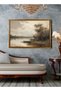 Canvas Wall Art, Wooden Floating Frame, Trees Along the Lake – 30x40cm