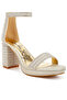 Women Rhinestones And Pearl Embellished Sandals