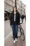 Tactical Four-Pocket Denim Coat with a Strong Touch of City Style