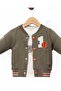 Baby Boy Transitional College Jacket, 3-Piece Stylish Baby Set with Top and Bottom L 6-9-12-18-24 Months - 3