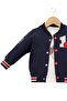 Baby Boy Transitional College Jacket, 3-Piece Stylish Baby Set with Top and Bottom L 6-9-12-18-24 Months - 4