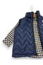 Baby Boy Inflatable Vest Set , Festive 3-Piece Stylish Top and Bottom Set with Plaid Shirt, 6-9-12-18-24 Months Set - 3