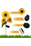 Solar SunFlower Lights Outdoor (2 Pack) Waterproof Solar Garden Lights IP65 - 3