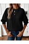 Oversized Casual Model Crew Neck Long Sleeve Knitwear Sweater