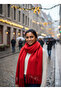 Plain Scarf, Shawl – Soft Textured, Fringed, Winter & Casual Stylish Scarf, Unisex - 4
