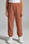 Unisex Kids Basic Jogger Sweatpants Set of 2 – Burgundy & Brick - 4