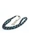 Capsule Cut Daily Size Blue Black Turquoise Crimping Amber Prayer Beads - 2