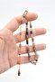 Halil Usta Signature Cut Model Wrist Length Orange Gray Crimped Amber Prayer Beads - 5
