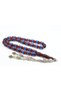 Capsule Cut Daily Size Burgundy Blue Turquoise Crimped Amber Prayer Beads