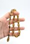 Hakkı Master Signed Beyzi Cut Beige Crimped Amber Efe Mascot Prayer Beads 003 - 5