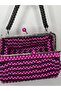 Pink Black Pearl Women's Handbag - 5
