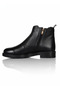 Casual Oregon Boots Genuine Leather Black Winter Men's Zippered Boots - 5