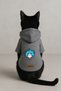 Printed Dog and Cat Clothing & Dress with Fleece Inside - Gray Color K Hooded Hoodie B07A6 - 3