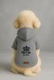 Printed Dog and Cat Clothing & Dress with Fleece Inside - Gray Color K Hooded Hoodie B3Afb - 2