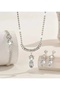 Necklace Earring Bracelet Triple Set - 4