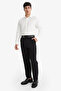 Slim Fit Slim Fit Polo Neck Combed Cotton White Men's Shirt E9061Ax/Wt32 - 2