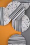 Tabak Evi Porcelain Sidereal Cake Plate 19.50cm Sd3 6 Person 6 Pieces - 2